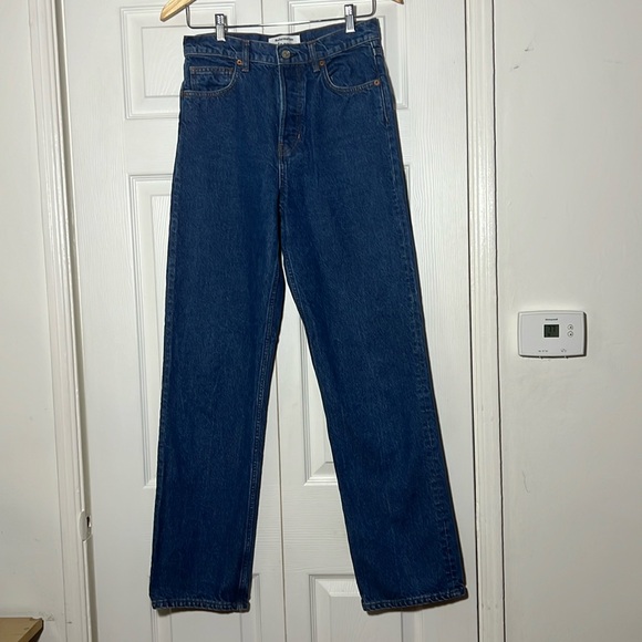 Reformation High Rise Blue Jeans - Picture 2 of 11